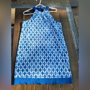 Mud Pie Natalie Tile Design Dress Medium
